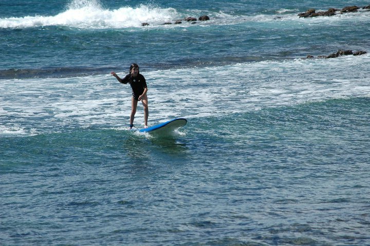 surfing in Hawaii